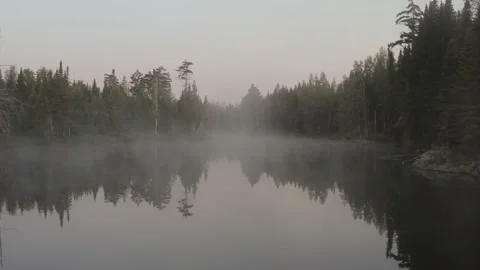Landscape Drone over water Stock Footage 201686951