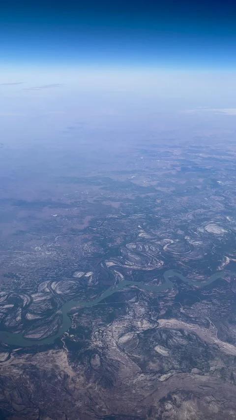 Landscape of the earth through clouds Stock-Footage 249675356