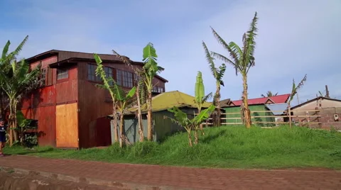 Landscape of the Easter Island and Pacific Ocean, Chile Stock Footage 64873941