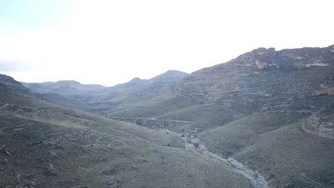 Landscape of eastern turkish city batman and old ruins around the river Stock Footage 113580253