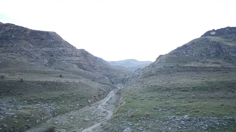 Landscape of eastern turkish city batman and old ruins around the river Stock Footage 113580562