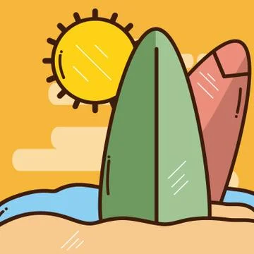 Landscape environment scenery Illustrazione stock