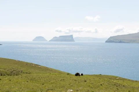 Landscape on the Faroe Islands Stock Photos