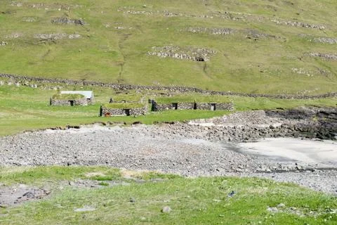 Landscape on the Faroe Islands Stock Photos