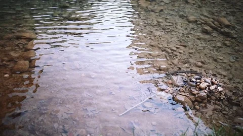 Landscape with flowing water of cascade waterfall at deep tropical rain forest. Stock Footage 101244328