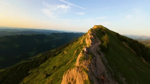 Landscape in the German Allgäu Region Stock Footage 307998570