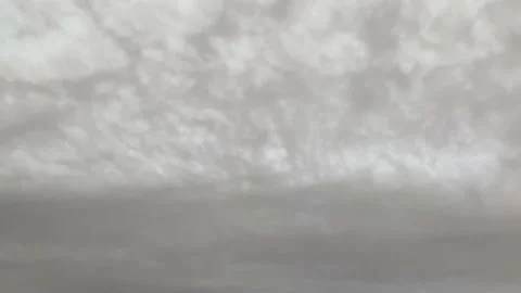 Landscape with gray cloudy sky Video stock 165026947