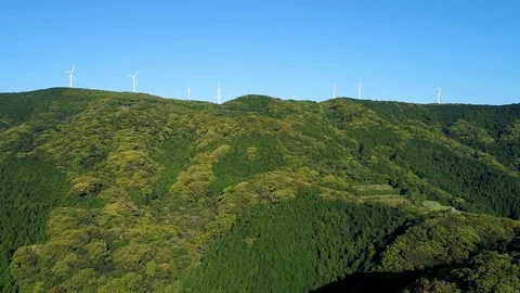 Landscape of the green mountain Stock Footage 81236069