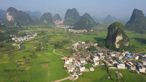 Landscape of Guilin Stockbeeldmateriaal 123107383