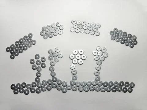 The landscape. handmade 库存照片