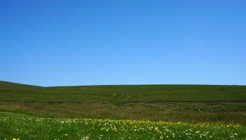 Landscape by the Hermitage Castle Stock Photos