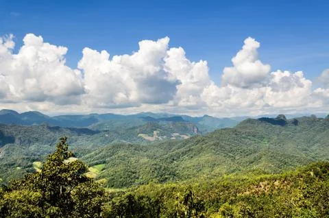 Landscape high mountain range Foto stock