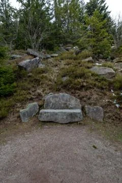 Landscape of the highest point in the Black Forest Hornisgrinde Stock Photos