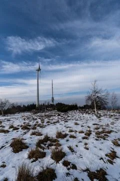 Landscape of the highest point in the Black Forest Hornisgrinde Stock Photos