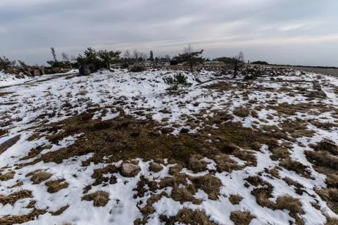 Landscape of the highest point in the Black Forest Hornisgrinde Stock Photos