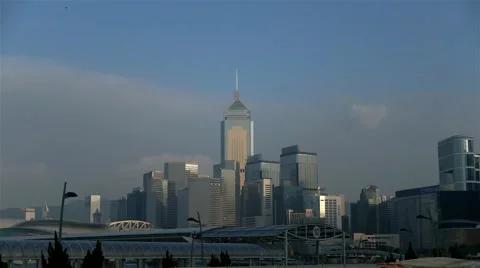 Landscape of Hong Kong Stock Footage 55780366