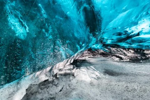 Landscape Ice Cave Stock Photos