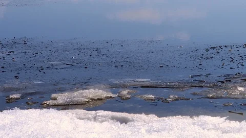 Landscape in the ice land. Stock Footage 119955414