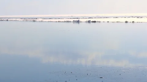 Landscape in the ice land. Stock Footage 119955423