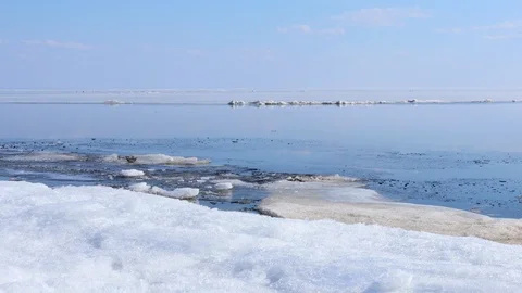 Landscape in the ice land Stock Footage 120004965