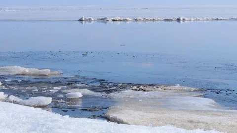 Landscape in the ice land Stock Footage 120005604