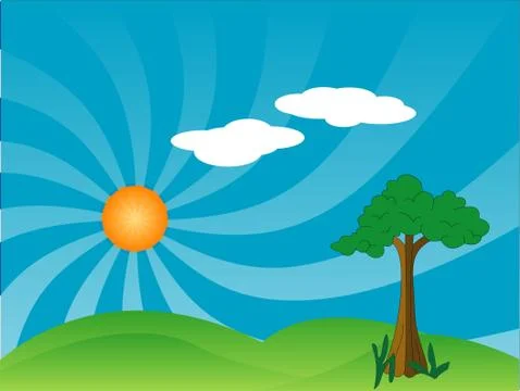 Landscape Stock Illustration