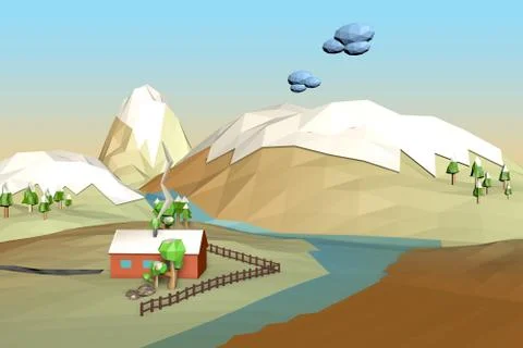 Landscape Stock Illustration