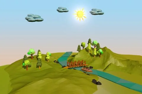 Landscape Stock Illustration