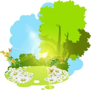 Landscape Stock Illustration