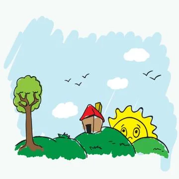 Landscape Stock Illustration