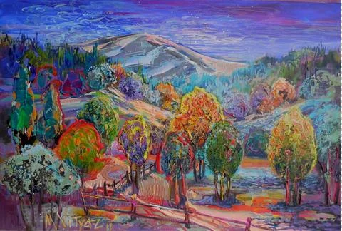 Landscape Illustrazione stock