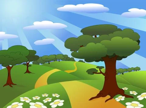 Landscape Stock Illustration