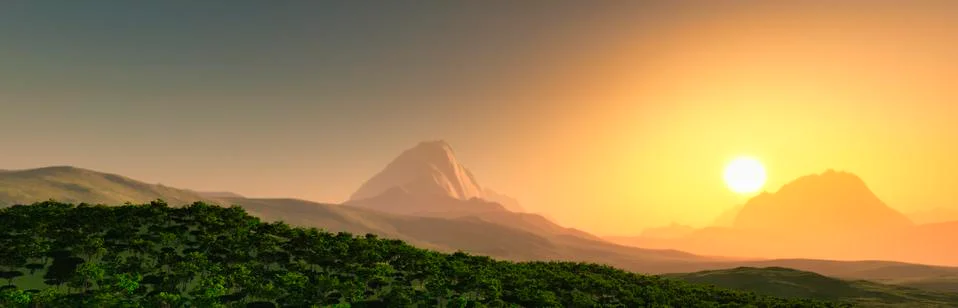 Landscape Stock Illustration