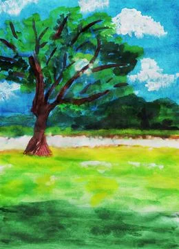 Landscape, Stock Illustration