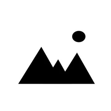 Landscape image icon Stock Illustration