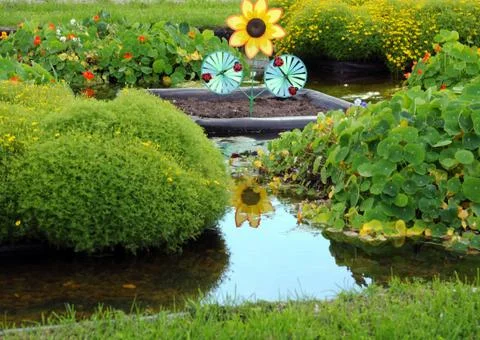 Landscape impoundment Stock Photos