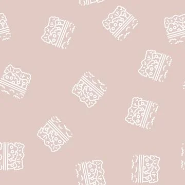 Landscape install line seamless pattern Stock Illustration