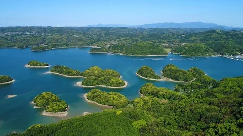 Landscape of Iroha island Stock Footage 80516742