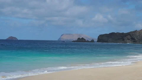 Landscape on island La Grasiosa, Canary Islands Vidéo 132353940
