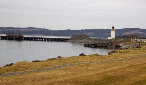 Landscape on Killantringan Lighthouse Stock Photos