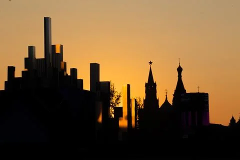 A landscape on the Kremlin Stock Photos