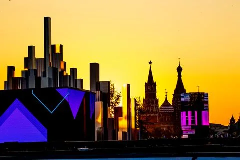 A landscape on the Kremlin Stock Photos