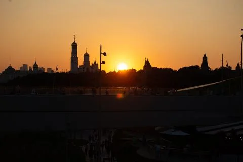 A landscape on the Kremlin Stock Photos