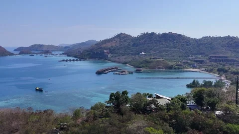 Landscape off Labuan Bajo Stock Footage 341168414