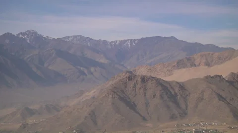 Landscape of Ladakh  Stock Footage 45585376