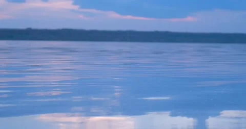 Landscape with lake Stock Footage 138592063