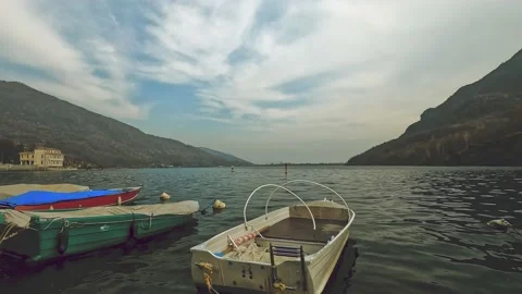Landscape of the lake of Mergozzo Stock Footage 239790564