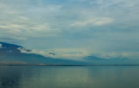 Landscape of a Lake Stock Photos