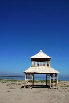 Landscape at lakeside Stock Photos