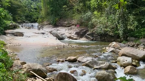 Landscape in Lata Kertas, Dabong. Stock Footage 171123587